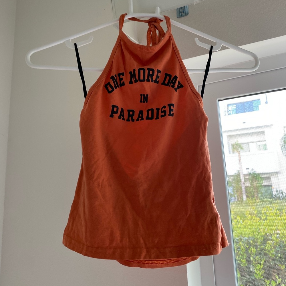 Open Back “One More Day In Paradise” Top
